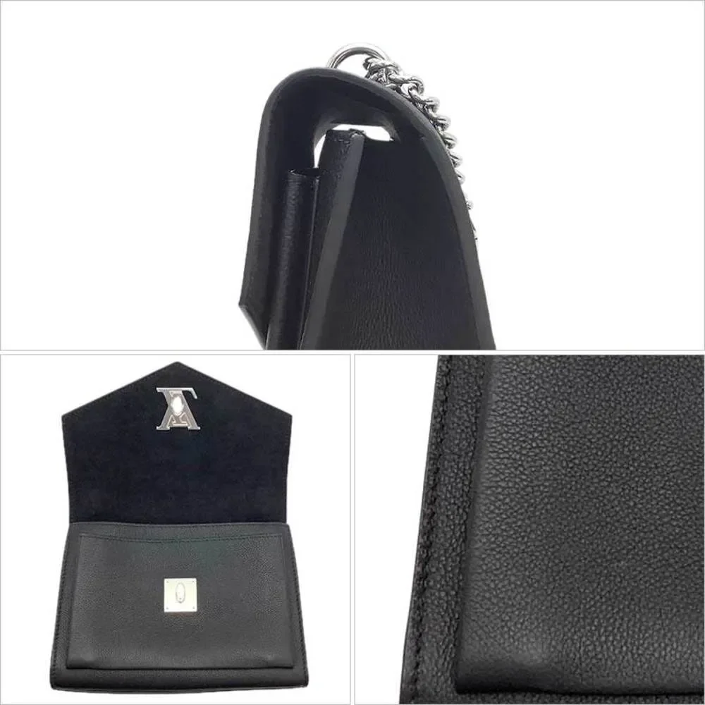 Louis Vuitton My Lock Me Chain Noir Black Calf Chain Shoulder Bag